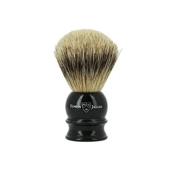 

Shaving Brush badger tip silver Edwin Jagger Ebano M