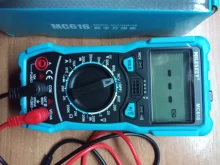 Mileseey-multímetro Digital NCV de rango automático, medidor de voltaje CA/CC, luz Flash, pantalla grande