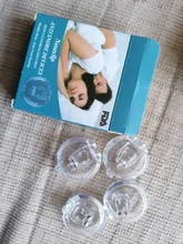Pinza magnética de silicona para dejar de roncar, bandeja para dormir, dispositivo de protección de Apnea de sueño, dispositivo nocturno con funda