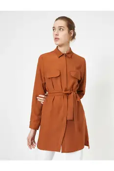 

Koton Classic Collar Beli Should Context Mobile Detailed Tunik