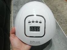 SUNX5 Max-Lámpara LED para secado de uñas, lámpara UV de hielo de 45/36/18 LED para secado de esmalte de Gel, temporizador, herramientas de manicura con Sensor automático, 90/72/36W