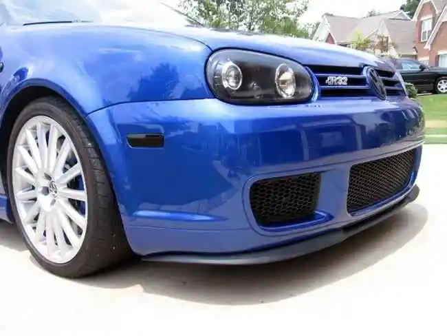 

For VW GOLF R32 MK4 CUPRA R FRONT SPOILER BUMPER LIP Euro Spoiler Lip Universal 3 pcs Body Kit