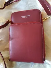 Bandoleras de piel sintética para mujer, de gran capacidad bolso cruzado, multifuncional, para teléfono