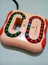 Cubo giratorio de inteligencia mágica para niños, juguete educativo con giroscopio para dedos