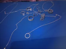 DOTIFI-anillos de acero inoxidable 316L para mujer, Color dorado/plateado, sortija de compromiso, joyería de boda