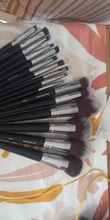 Makeup-Brush-Set Synthetic-Hair Professional Black Natural High-Quality 15pcs Sywinas