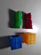 Mini bloques magnéticos de construcción, juguete educativo, modelos y juguetes, ABS, imán de diseño, juego de imanes para niños, regalo, 52-106 uds.