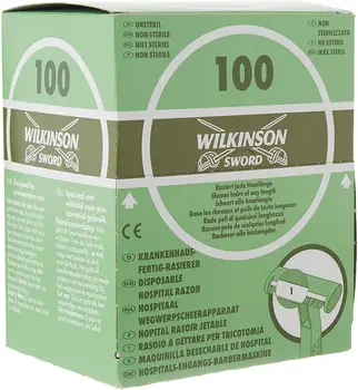 

Wilkinson Sword Hospital-100 disposable razor dispenser box, suitable for pre-operative use
