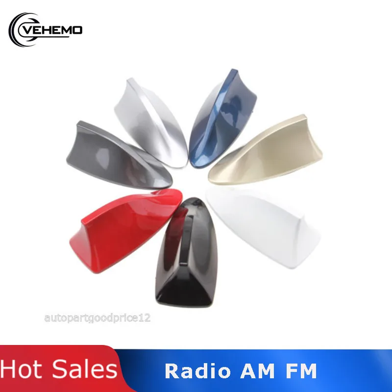 Vehemo Автомобильная Акула плавник антенна радио AM fm-сигнал антенна для RIO VW Polo CC Ford Kuga Chevrolet Cruze Nissan, Peugeot Toyota
