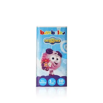 

Paper handkerchief bambolina 3х-слойные "Smeshariki" 10 PCs