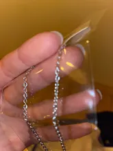 Collar de cadena de acero inoxidable con Cruz para hombre y mujer, joyería fina, 1 unidad