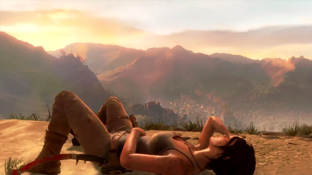 Б/У Диск для PS4 RISE OF THE TOMB RAIDER. Юбилейное издание(Русская озвучка
