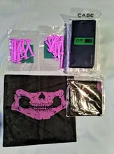 Mascarilla de esqueleto para ciclismo, máscara de calavera medio rostro, bufanda de fantasma multiuso para ciclismo