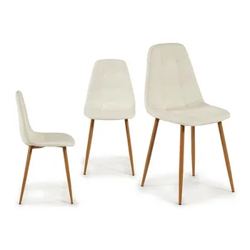 

Dining Chair Gift Decor Leather (51 x 85 x 44 cm) White