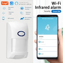 Tuya Smart Wifi Infrarood Detectoren Motion Sensor Alarm Compatibele Draadloze Home Security Systeem Met Tuya App Smart Leven App