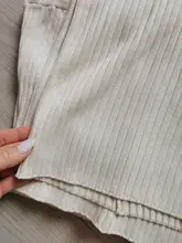 Suéter de Color sólido trajes de las mujeres conjuntos de gran tamaño pantalones de lana pantalones de rollo Collar de punto Top con mangas acampanadas 2021 Primavera Verano