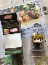 LLavero de Marvel The Loki de Los Vengadores para niños, figuras de acción, juguete con caja