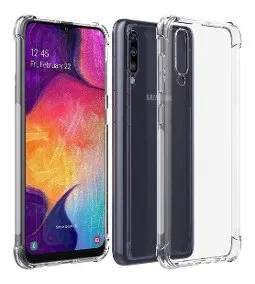 Гелевый Чехол-подставка для samsung A70 с усиленными углами Anticaida Antishock Edge