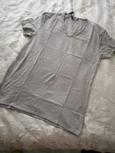 GustOmerD-Camiseta de manga corta para hombre, de algodón puro, ropa para parte superior masculina, con cuello en v, de calidad, ajustada y casual