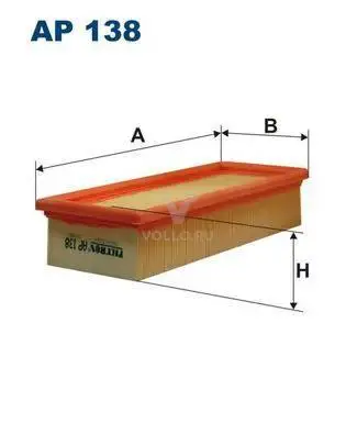 FILTRON AP 138 Фильтр воздушный ROVER 200/400/800