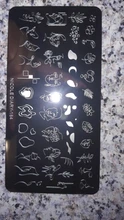 NICOLE DIARY-plantillas para estampado de uñas, plantillas para estampación de uñas con imagen de mariposa de gran tamaño, con encaje de hojas y flores