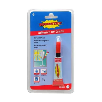 

Adhesive 3 grams glue UV Crystal invisible paste fit glass cups drinkware vases Pieces de LAMPS dishwasher