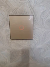 Glass-Switch-Panel Wall-Touch-Switch Minitiger White 1-Gang Crystal 1-Way Eu/Uk-Standard