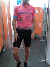 Astana-Conjunto de Jersey de ciclismo para hombre, ropa deportiva de montaña para verano, 2020