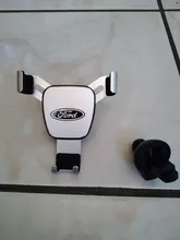 Soporte Universal de teléfono para coche, soporte con forma de tira de gravedad de rotación de 360 grados para Ford Focus 2 3 4 Mk2 Mk3 Mk4 Mk5 Mk7 Ranger