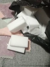 Esponja limpiadora de melamina para oficina y baño, borrador de esponja mágica para cocina, 100 unids/lote