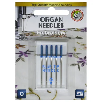 

Organ Needle blue tip 5/75 blister