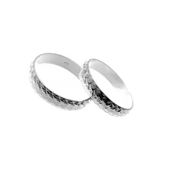 

Silver Ring 925 Sterling m carved Alliance [AC0259]