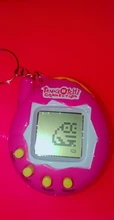 1 Uds transparente Tamagotchi electrónicos 90S nostálgico 49 en Virtual Cyber juguete Virtual electrónicos Perro Robot
