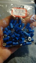 Wire-Cable Blue-Ring-Terminals Crimp-Connectors Electrical Insulated RV2 10-100pcs/Set