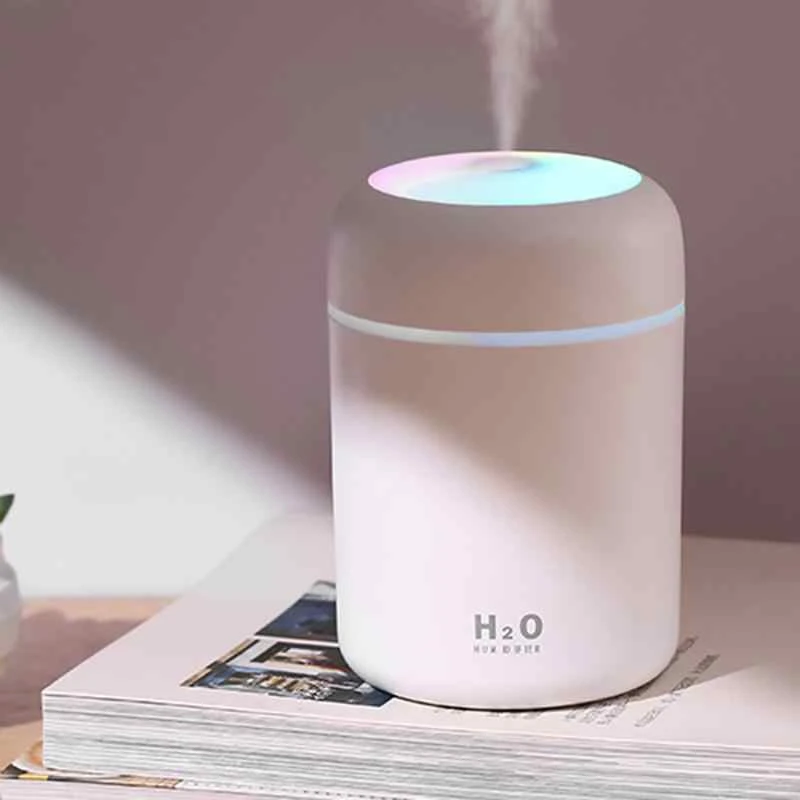 H2o 300 Ml Ulrasonic Air Humidifier And Aroma Diffuser H2o Moisture ...