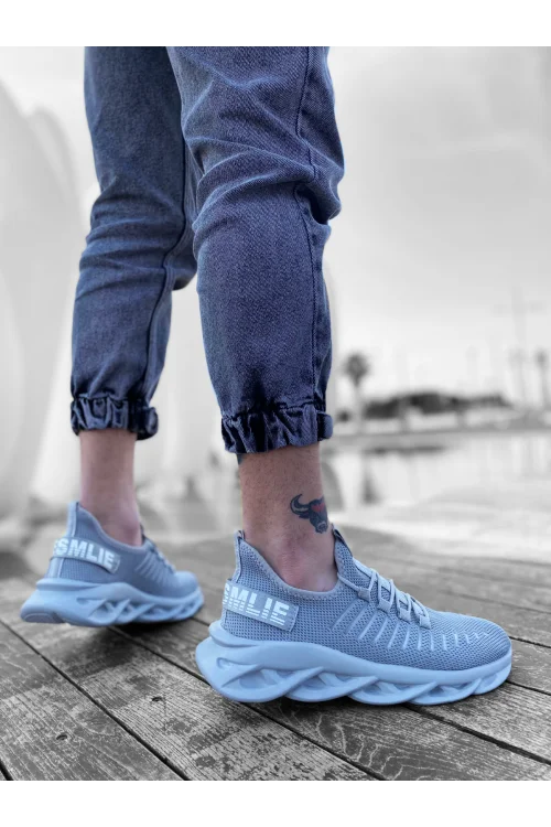 

Babba B0602 High Sole Sport Casual Sneakers Men Shoes Comfortable Run Leather Street Unisex Outdoor Flexible Jogging Summer 2021
