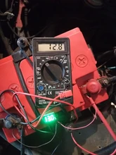 Mini Módulo de pantalla LED Digital, bricolaje, rojo y azul, voltímetro de DC2.5V-32V DC0-100V, medidor de contador de voltaje, Panel para motocicleta y coche