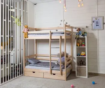 

Kids bunk bed "Altezza" with drawers