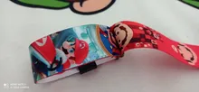 Super Mary de la serie Mario Louis brothers para niños, juego de pulsera con cinta original periférica, regalo de cumpleaños