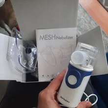 Mininebulizador portátil de mano para niños, inhalador de inhalador silencioso, atomizador de malla, autoclean, inhalador portátil