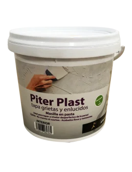 Masilla en pasta aplicable a espátula o llana, sirve para tapar y nivelar agujeros, fisuras o grietas en cemento, yeso, hormigón