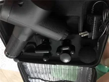 Pantalla LCD eléctrica masaje muscular arma 30 engranajes Fascia de tejido profundo masajeador cuello cuerpo atrás relajación dolor alivio Fitness relajarse