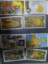 Cartas de Tarot Golden Art Nouveau, guía mística, división de entretenimiento, soportes de juego de mesa, venta al por mayor, 78 hojas/caja