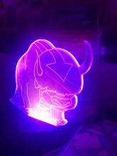 Nightlight 3d-Lamp Room-Decor Appa-Figure Legend-Of-Aang Avatar Kids Child Airbender