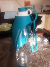 580ml Portable Pet Dog Water Bottle Soft Silicone Leaf Design Travel Dog Bowl For Puppy