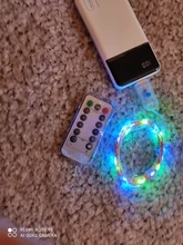 Fairy-String-Lights Garland Copper-Wire-Lamp Remote-Control Party-Decoration Christmas