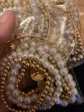 Tocona 6 unids/set de oro de moda cuentas de colores estrella perla multicapa con cuentas pulseras para las mujeres encanto regalo de joyas de fiesta 5483