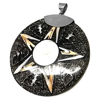 

Pendant 925 Sterling silver m shell reason Star [AB4279]