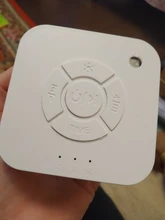 Máquina de sonido para dormir para bebés y adultos, dispositivo de sonido recargable por USB, con temporizador de apagado, color blanco, para relajación y viajes de Oficina # R