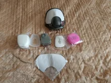 Mascarilla facial para fumigación, filtro para el trabajo, seguridad, protección contra el formaldehído, 6800